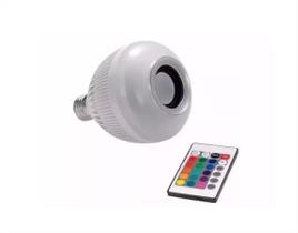 Lâmpada Led Bluetooth Musical Caixa Som E27 Bivolt