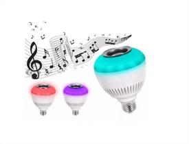 Lâmpada Led Bluetooth Musical Caixa Som E27 Bivolt - lampada