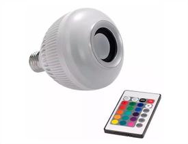 Lâmpada Led Bluetooth Musical Caixa Som E27 Bivolt Lâmpada Led Bluetooth Musical Caixa Som E27 Bivolt