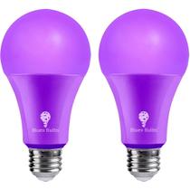 Lâmpada LED Bluex A21 roxa de 15 W (equivalente a 120 W) E26, pacote com 2