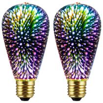 Lâmpada LED Bluex Bulbs Infinity 3D Fireworks Effect