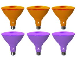 Lâmpada LED Bluex Bulbs Par38 18W (equivalente a 120W) roxa/laranja Lâmpada LED Bluex Bulbs Par38 18W (equivalente a 120W) roxa/laranja