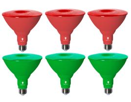Lâmpada LED Bluex Par38 Flood Green Red 18W (pacote com 6) Lâmpada LED Bluex Par38 Flood Green Red 18W (pacote com 6)