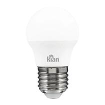 Lâmpada Led Bolinha 4,8W 3.000K Branca Quente Bivolt Kian Lâmpada Led Bolinha 4,8W 3.000K Branca Quente Bivolt Kian