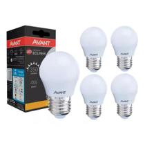 Lâmpada Led Bolinha Avant 4W 2700K E27 Bivolt 05 Un