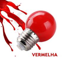 Lampada LED Bolinha Decorativa Vermelha 1w Lampada LED Bolinha Decorativa Vermelha 1w