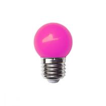 Lampada Led Bolinha Galaxy E27 1.5Wx220V Rosa 1219 - Kit C/10 Lampada Led Bolinha Galaxy E27 1.5Wx220V Rosa 1219 - Kit C/10