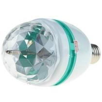 Lampada Led Bolinha Globo Giratória 3W 110/220V Colorida E27 - Peba