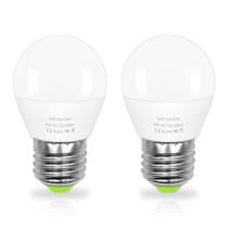 Lâmpada LED BROLSKUN 6W E26 Small Globe 750LM 5000K à prova d'água (pacote com 2) Lâmpada LED BROLSKUN 6W E26 Small Globe 750LM 5000K à prova d'água (pacote com 2)