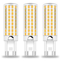 Lâmpada LED BROLSKUN Dimmable G9 8W 3000K branca quente (pacote com 3)