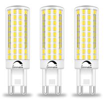 Lâmpada LED BROLSKUN G9 8W 6000K regulável 120V, pacote com 3