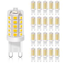 Lâmpada LED BUBO G9 3W 3000K, branca quente, 430 lúmens, 120 V, pacote com 20