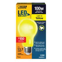 Lâmpada LED Bug Feit Electric A19 5W 800lm 120V amarela