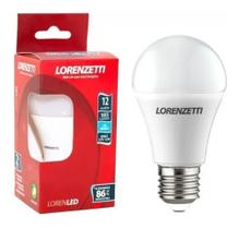 Lampada led bulb 12w branca bivolt lorenzetti