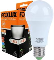 Lâmpada Led Bulbo 12W 6500K Bivolt Luz Branca E-27 Foxlux
