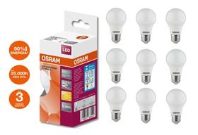 Lâmpada Led Bulbo 17W Osram Luz Amarela 3000K Kit 10 Peças