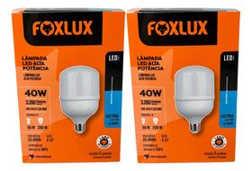 Lampada Led Bulbo 40w 6500 K Foxlux Bivolt Kit 02 Und