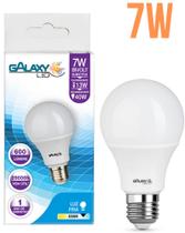 Lâmpada Led Bulbo 7W 6500K BIVOLT Alta Potência - Galaxy Led