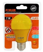 Lâmpada LED Bulbo 7w Anti Inseto E-27 Foxlux