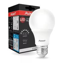 Lampada Led Bulbo 9w 6500k pack 10unidades