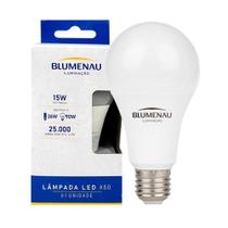 Lâmpada Led Bulbo A60 15w Blumenau E27 Bivolt 3000k Quente