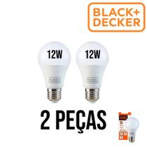 Lampada LED Bulbo A60 6500K Luz Branca Bivolt Econômica Black+Decker 9w 12w