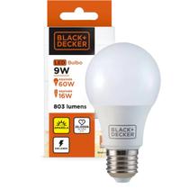 Lampada Led Bulbo A60 9W 3000K BLACK+DECKER