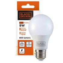 Lampada Led Bulbo A60 9W 6500K BLACK+DECKER