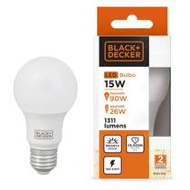 Lâmpada Led Bulbo a60 E27 15w Autovolt 6500k Luz Branca Black & Decker