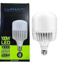 Lâmpada Led Bulbo Alta Potência 100W 6500K Bivolt - Lumanti