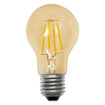 Lâmpada Led Bulbo Âmbar A60 4W Luz Amarela E27 Vintage Bivolt