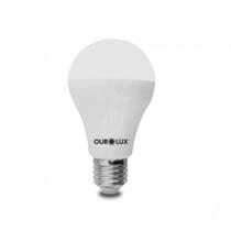 Lâmpada Led Bulbo Bivolt Branco Morno Bivolt 9W 3K - OuroLux