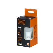 Lâmpada led bulbo black+decker bda6-0600 6w 100-240v