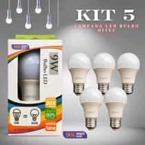 Lâmpada LED Bulbo Pera 9W Bivolt Branco Frio 6500K 560 Lumens 25.000h de Durabilidade Lâmpada LED Bulbo Pera 9W Bivolt Branco Frio 6500K 560 Lumens 25.000h de Durabilidade