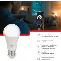 Lampada Led Bulbo Steck Rgbw Wifi 12W 3000K 6500K Bivolt - Smal2Us1