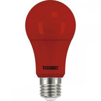 Lampada Led Bulbo Taschibra 5W Tkl Vermelha