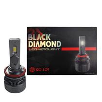 Lâmpada Led Cc-Lot Black Diamond Encaixe H16 Jr8 9000 Lumens 6000K 12V-24V Canbus Design Térmico Airflux