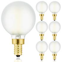Lâmpada LED Chandelier Leools E12 G16.5 4W 400lm 3000K, pacote com 6 Lâmpada LED Chandelier Leools E12 G16.5 4W 400lm 3000K, pacote com 6