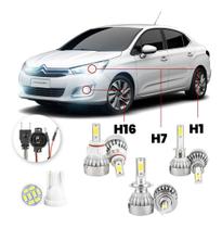 Lampada Led Citroen C4 Lounge 2013 A 2020 H16 H7 H1 20000lm