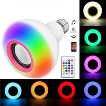 Lampada Led Colorida Com Controle Bluetooth Caixa De Som 12w - toys