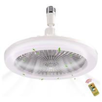 Lampada LED com Ventilador de Teto Soquete E27 e controle Remoto - TWS