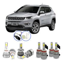 Lâmpada Led Compass 2017-2021 Hb3 Hb3 H11 H16 - Efeito Xênon