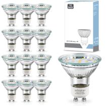 Lâmpada LED comzler GU10 regulável 4W 4W 4000K 400lm 120V, pacote com 12