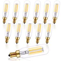 Lâmpada LED CREATE BRIGHT T6 regulável E12 T25 6W 4000K, pacote com 12