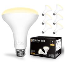 Lâmpada LED DAYBETTER BR30 9W 800lm 2700K regulável, pacote com 6