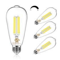 Lâmpada LED DAYBETTER Vintage Edison E26 9W 5000K 800lm, pacote com 4 Lâmpada LED DAYBETTER Vintage Edison E26 9W 5000K 800lm, pacote com 4