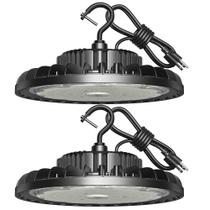 Lâmpada LED de alto brilho SHINEWOO 150W 21000LM 5000K 110-277V, pacote com 2 Lâmpada LED de alto brilho SHINEWOO 150W 21000LM 5000K 110-277V, pacote com 2