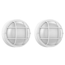 Lâmpada LED de anteparo externo Faymart 8 polegadas 15W 3000K 1500LM, pacote com 2