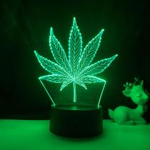 Lâmpada LED de atmosfera Night Light Maple Leaf para crianças