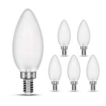 Lâmpada LED de candelabro CarryBC Dimmable Warm White 4W (pacote com 6)